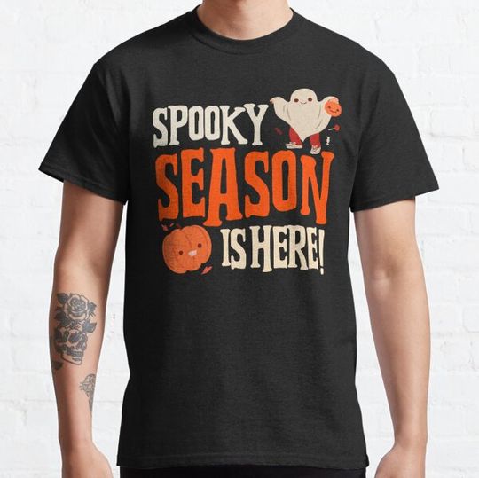 Discover Halloween Spooky Scary Season Cute Cat T-shirts
