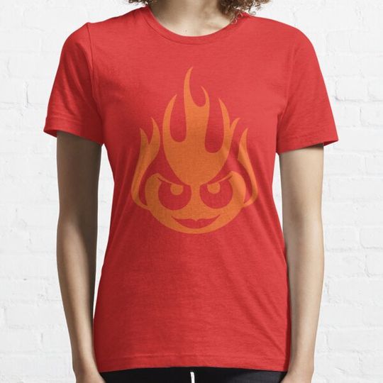 Discover Flaming evil jack-o-lantern pumpkin head Orange T-shirts