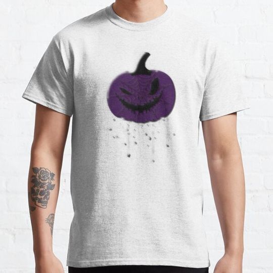 Discover the angry pumpkin, halloween day idea for bestfriend,  ullistration T-shirts