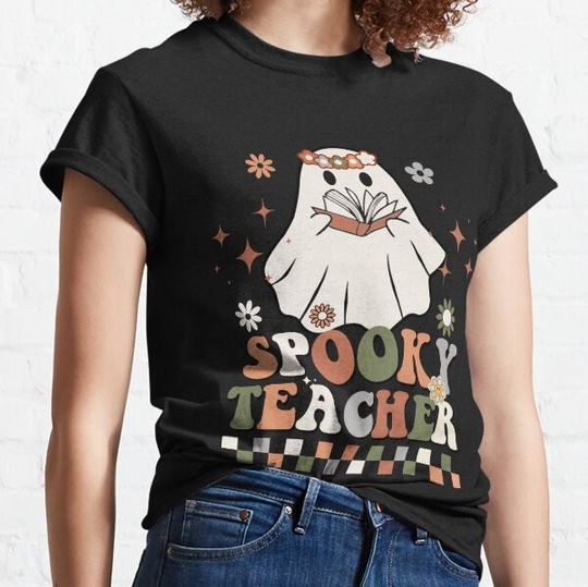 Discover Groovy Spooky Teacher Ghost T-Shirts