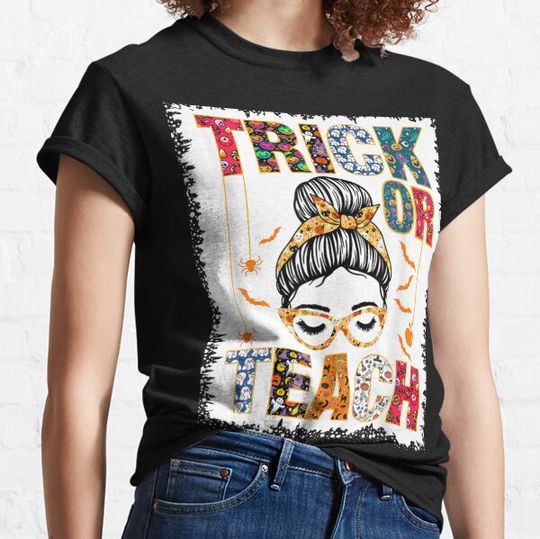 Discover Trick Or Teach Funny Teacher Halloween Costume 2022 T-Shirt T-shirts