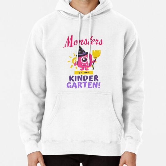 Discover Monsters Of The Kindergarten, Kindergarten Students Halloween Design 5 Hoodies