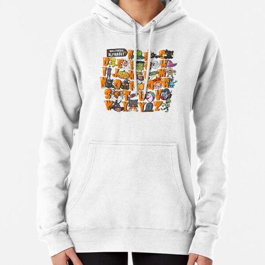 Discover ABCs Learning Funny Halloween Alphabet Kindergarten Teacher Hoodies