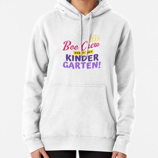 Discover Boo Crew Every Day Kindergarten, Kindergarten Halloween Design Hoodies