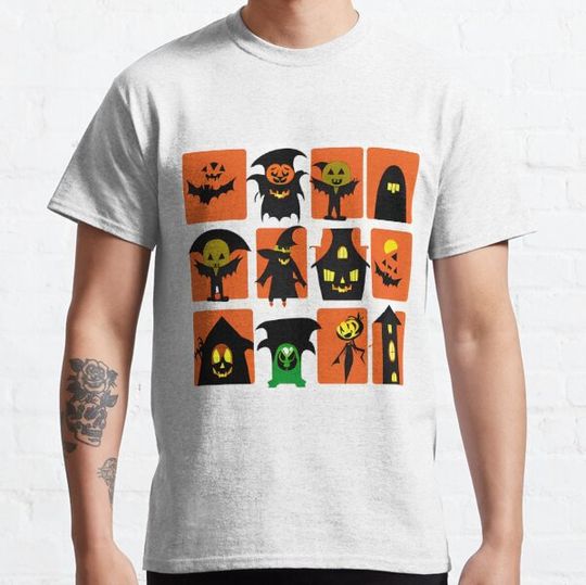 Discover Halloween characters T-shirts