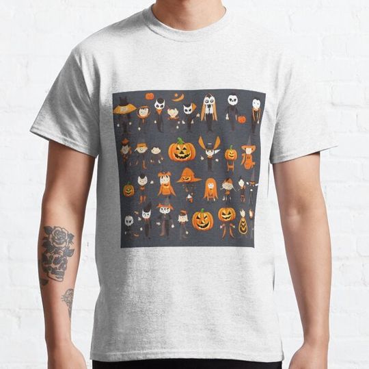 Discover Halloween characters T-shirts