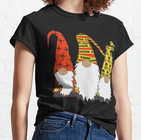 Discover 3 Halloween Gnomes Trick Or Treating  Fall T-shirts