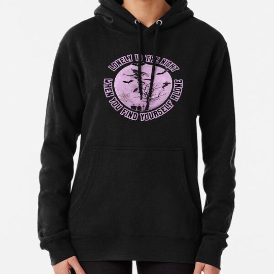 Discover Lonely is the Night, Ladies Nostalgic 80's Halloween Costume Hoodies