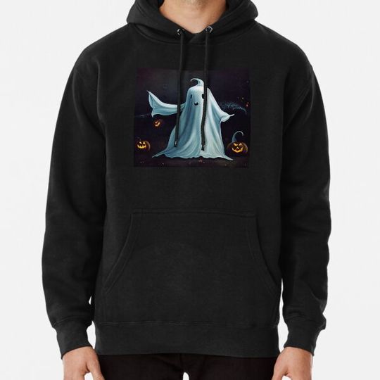 Discover Friendly Ghost Halloween Hoodies