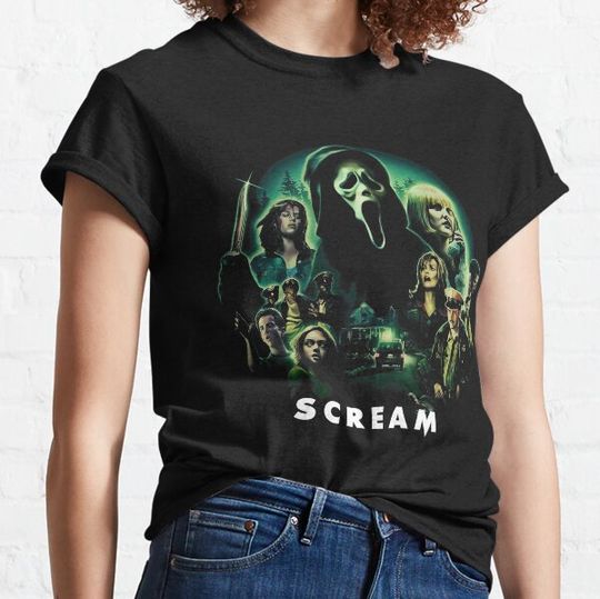Discover SCREAM HORROR MOVIE HALLOWEEN T-shirts