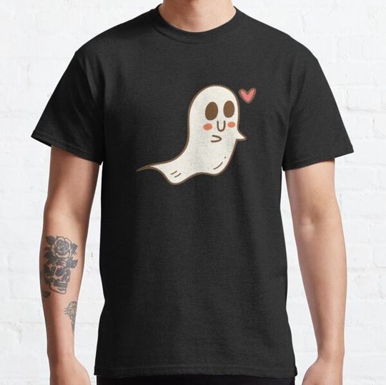 Discover Halloween White Happy Ghost T-shirts