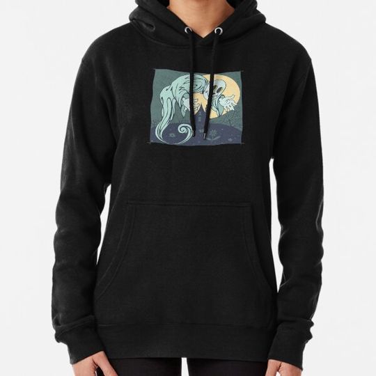Discover Happy Ghost Design Hoodies