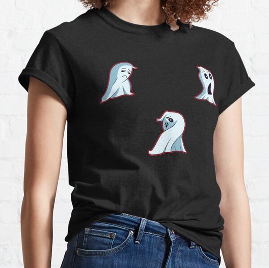 Discover Happy Halloween Expressive Ghosts 1 v5 - Cartoon Ghosts T-shirts