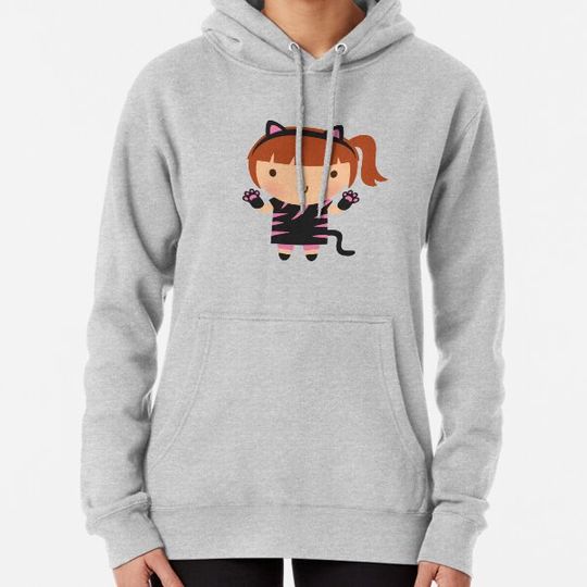 Discover Cute Cat Girl, Halloween Costume Hoodies
