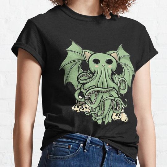 Discover Cute Cathulhu T-shirts
