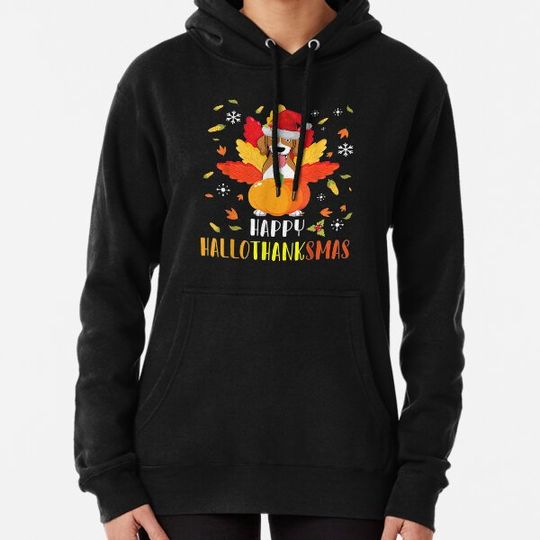 Discover Beagle Dog Happy Halloween Thanksgiving Merry Christmas Day Hoodies