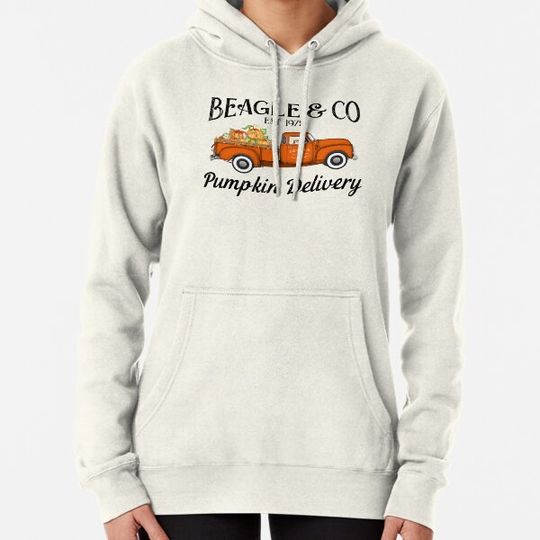 Discover Beagle Pumpkin Antique Truck Hoodies