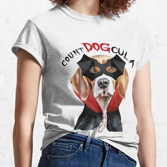 Discover Beagle Count DOGcula Halloween T-shirts