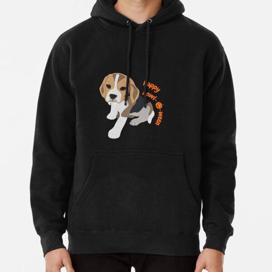 Discover Happy Howl-o-ween! Cute Halloween Were-beagle Hound Dog Hoodies