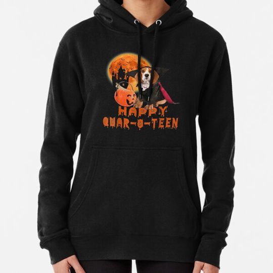 Discover Happy Quarotenn Beagle Halloween Dog Vampire Gift Hoodies