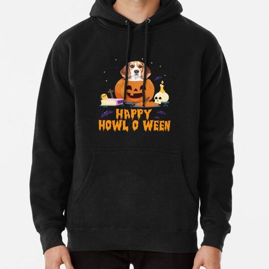 Discover Cute Halloween Beagle Dog Pumpkin Costumes Thanksgiving Gift Hoodies