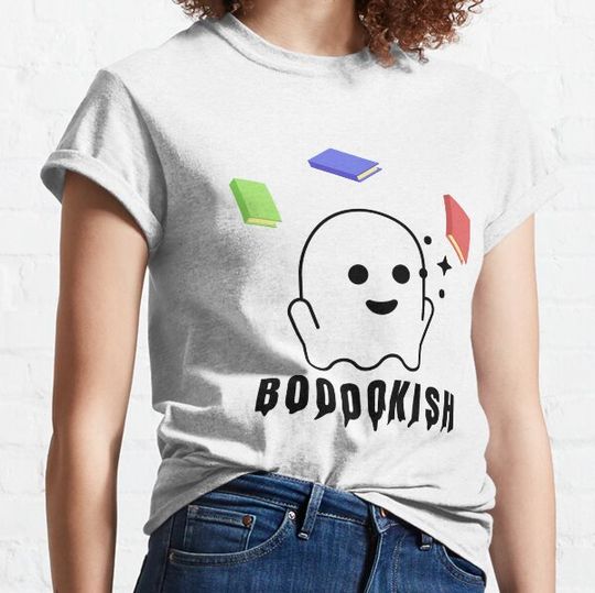 Discover Booooks Ghost Reading Boookish Halloween T-shirts