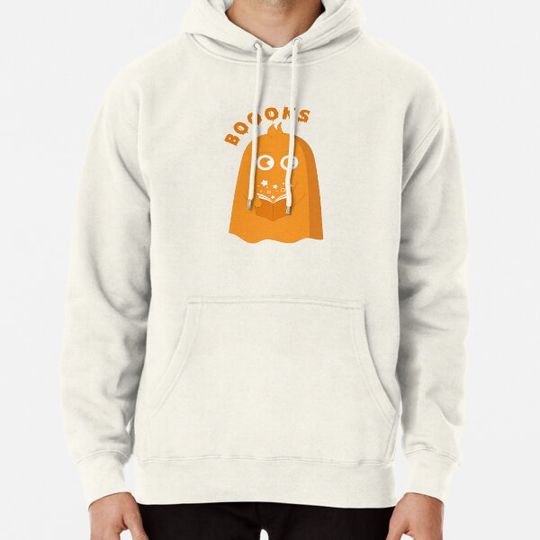 Discover Booooks Ghost Funny Halloween Book Lover Library Reading Hoodies