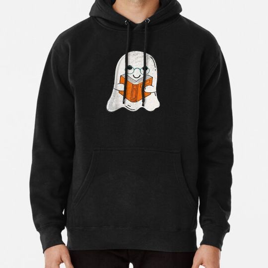 Discover Booooks Ghost Funny 2021, Ghost Of Books,Read More Boooooks Hoodies