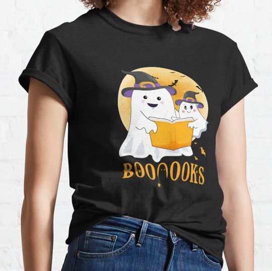 Discover Booooks Halloween Tee Boo Read Books T-shirts