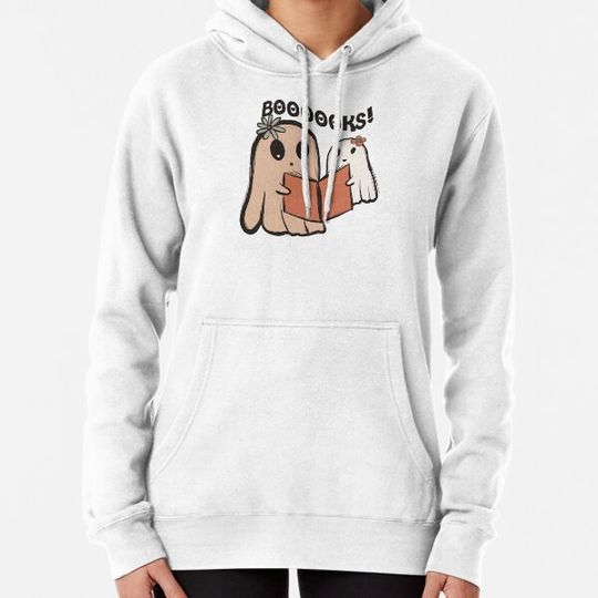 Discover Booooks, More Boos Please, Cute Ghost, Funny Hoodies