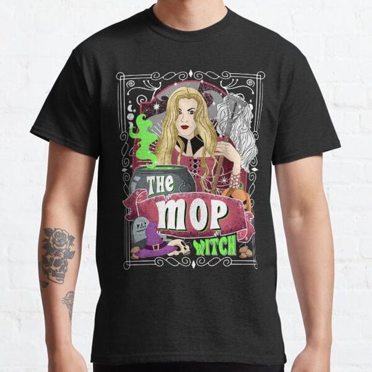 Discover The Mop Witch Tarot Card T-shirts