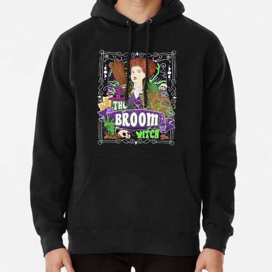 Discover The broom witch Tarot Card Hoodies