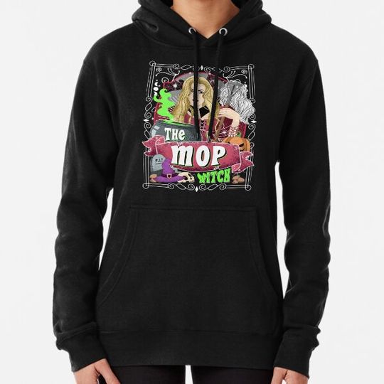 Discover The Mop Witch Tarot Card Hoodies