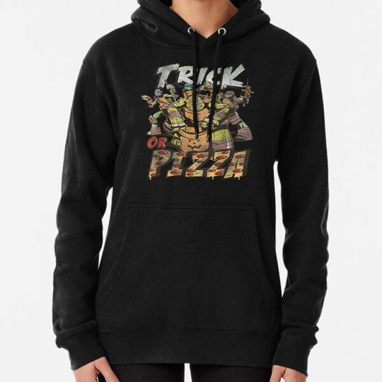 Discover Ninja Turtles Trick Or Pizza Funny Hoodies