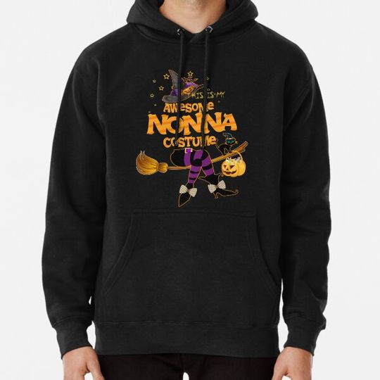Discover Grandma Tee Gift Funny Nonna Halloween Xmas Hoodies