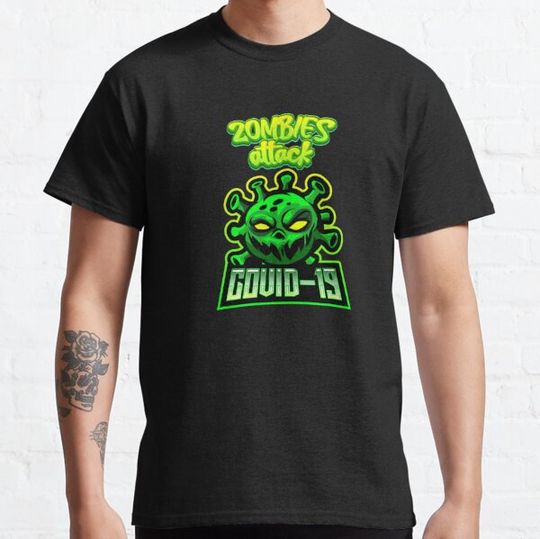 Discover Zombies Attack Covid-19 T-shirts