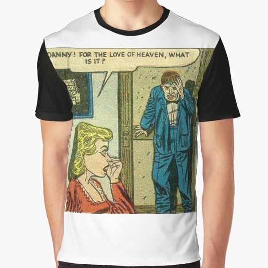 Discover Golden age horror comics for American comic book lovers | Scary vintage comics 1940s | classic comic books T-shirts