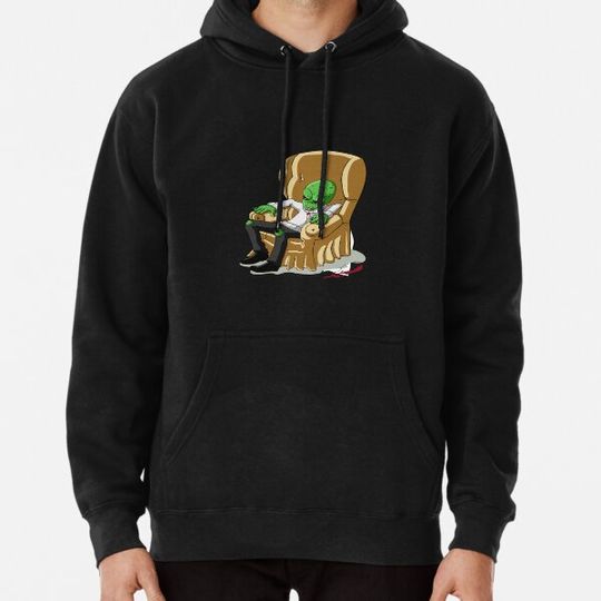 Discover I don't believe in Humans design I Booze Ufo Alien Gift Hoodies