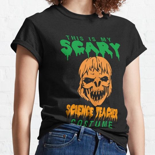 Discover This Is My Scary Science Teacher Costume Halloween T-shirts