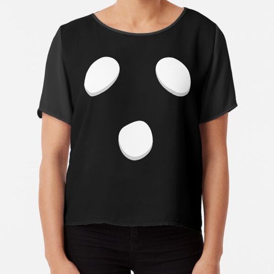 Discover Ghost face or mask on Halloween. White Copy. T-shirts