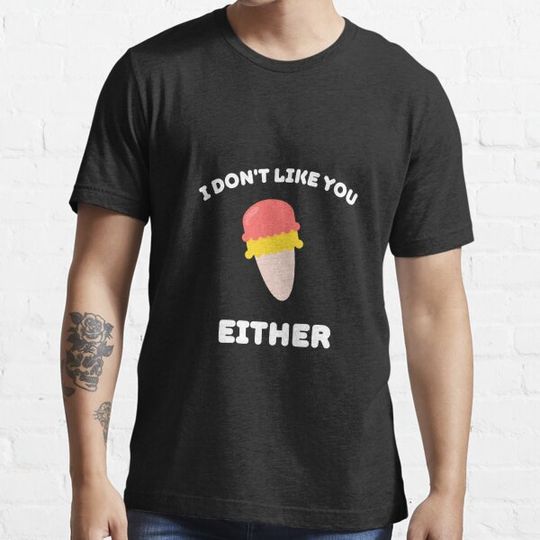 Discover I Don't Like You Either Funny Candy Corn Halloween T-shirts