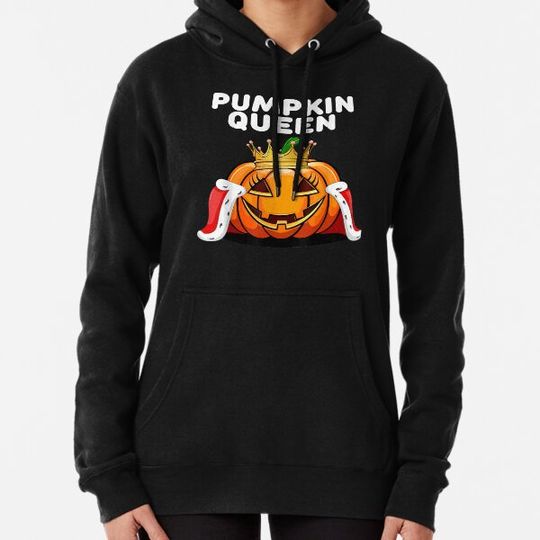 Discover Happy Halloween pumpkin queen classic T shirt Hoodies