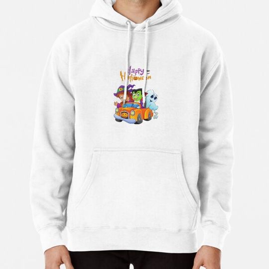 Discover Halloween Ghost Vintage Nightmare Death Rides Horror Movie Pumpkin Spooky Friends Sanderson Hoodies