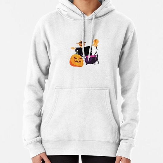 Discover Halloween Ghost Vintage Nightmare Death Rides Horror Movie Pumpkin Spooky Friends Sanderson Hoodies