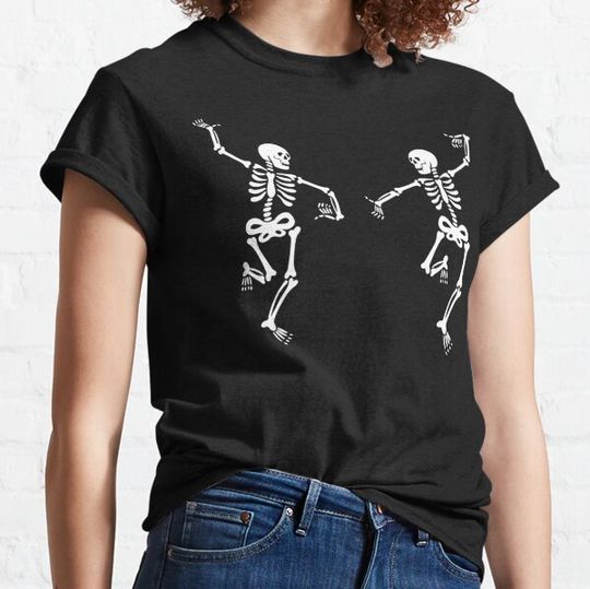 Discover Dancing Skeletons Dance Challenge Halloween Scary Skeleton T-shirts