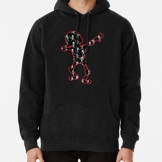 Discover Cute Kawaii Dancing Skeletons Halloween Pattern Hoodies