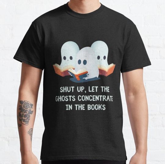 Discover Read more Books Halloween Ghosts by art7stor T-shirts
