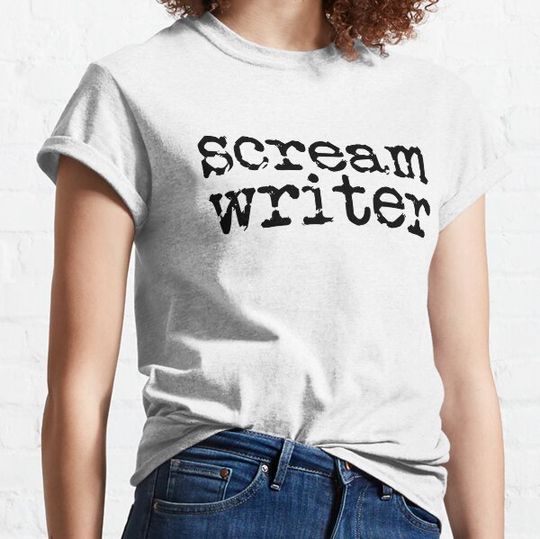 Discover scream writer T-shirts