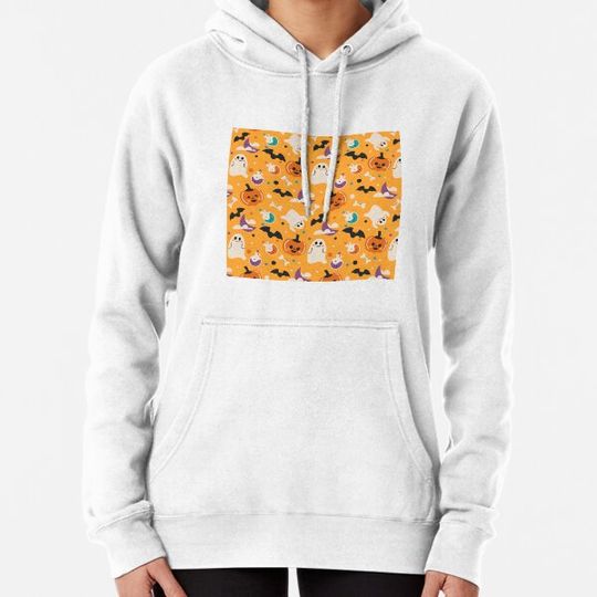 Discover Halloween illustrations pattern Hoodies