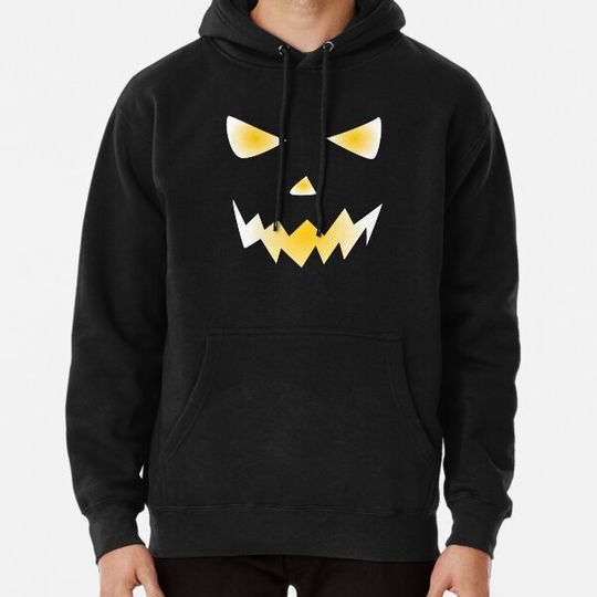 Discover Cat Face Meh Funny Halloween Hoodies